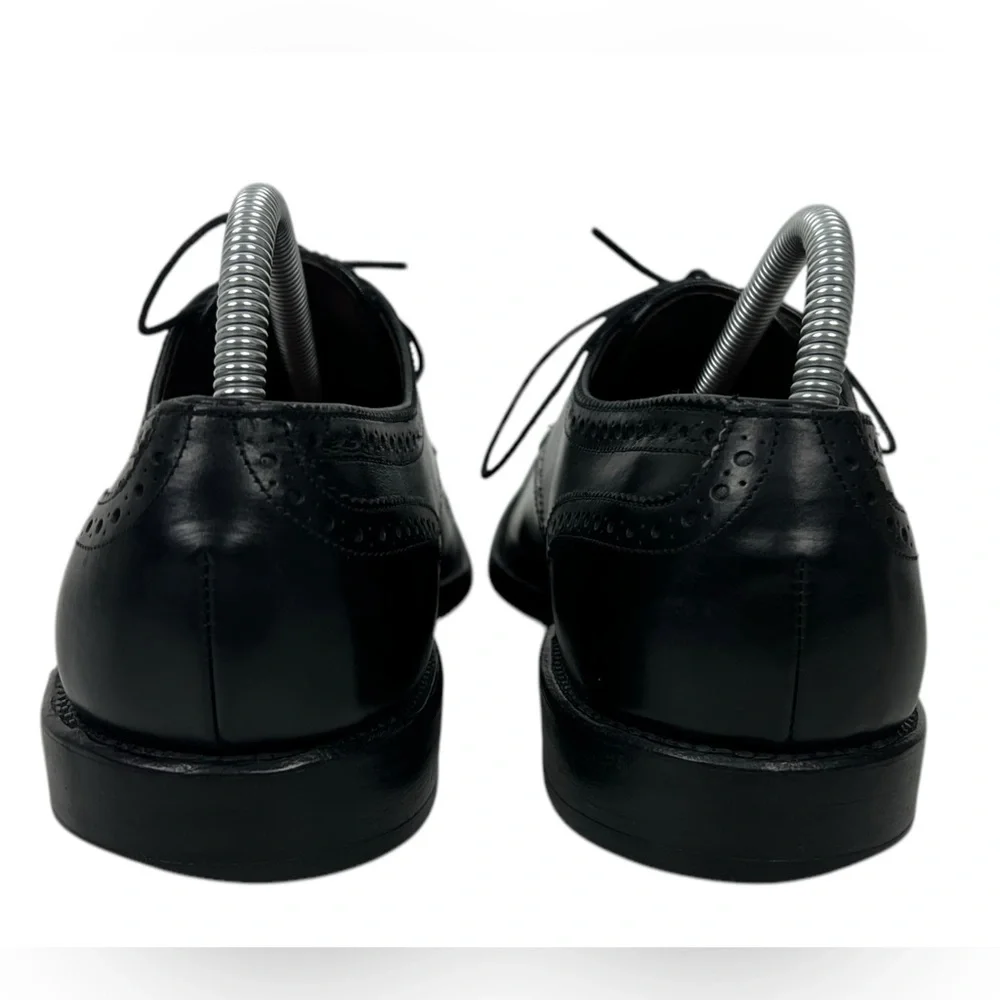 Allen Edmonds Sanford Black Cap Toe Oxford Dress Shoes 8.5 C Casual Formal